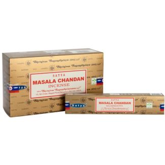 Satya Incense Sticks  –  Masala Chandan Pack of 12 (15g Each)