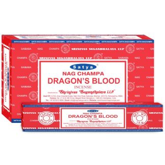 Satya Nag Champa Dragon's Blood Incense Sticks (12 x 15g)