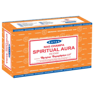 Satya Nag Champa Spiritual Aura Incense Sticks (12 x 15g)