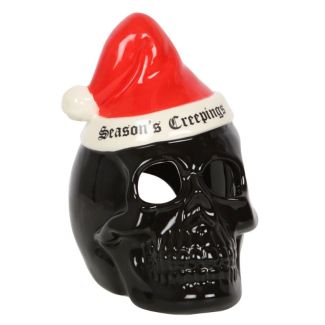 SEASONS CREEPINGS SKULL TEALIGHT HOLDER