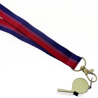 Wholesale Silver Whistle With Lanyard - Bisexual Colours