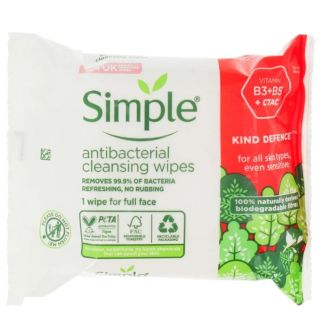 Simple Instant Glow Cleansing Wipes 