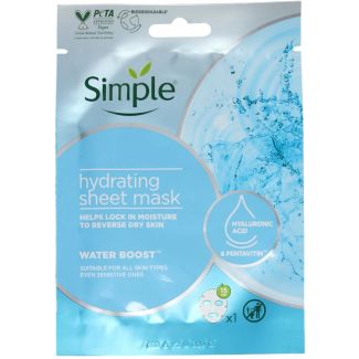 Simple Water Boost Hydrating Sheet Mask 