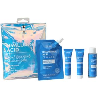 Skin Treats 4pcs Travel Essentials Skincare Set - Hyaluronic Acid