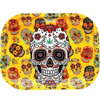 Wholesale Arsenal Metal R-Tray - Sugar Skull (18cm x 14cm)