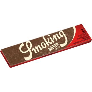 Smoking Brown Unbleached King Size Paper -  50 booklets