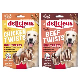 Soft Meaty Chicken & Beef Twist - Pack of 10