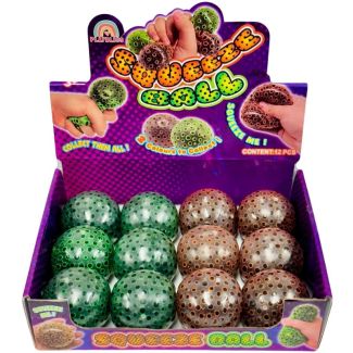 Squeeze Bubble Ball Toy - Assorted 