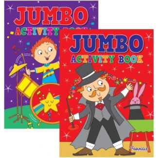 Squiggle Jumbo Activity and Puzzle Colouring Book - Assorted Designs