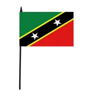 Saint Kitts and Nevis Hand Flag - 6" x 4"
