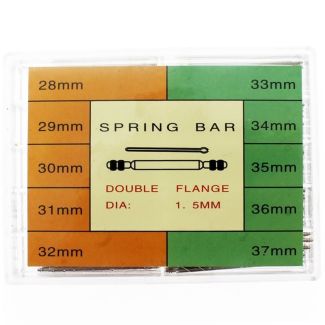 Stainless Steel Spring Bar - Double Flange 
