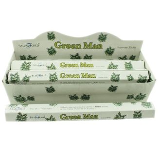 Wholesale Stamford Hex Incense Sticks - Green Man