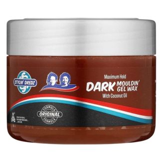 Stylin' Dredz Dark Mouldin' Gel Wax With Coconut Oil  (250ml) (Exp-01/30)