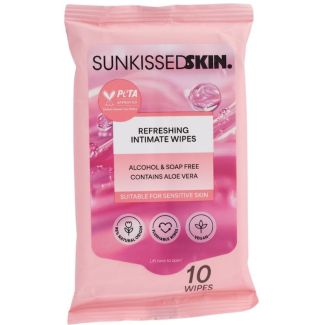 Sunkissed Skin Refreshing Intimate Wipes - 10 Wipes