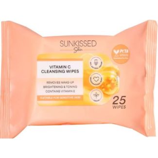 Sunkissed Vitamin C Cleansing Wipes - 25 Wipes 