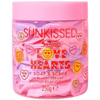 Sunkissed x Love Hearts Soap & Scrub - Blackcurrant (250g)