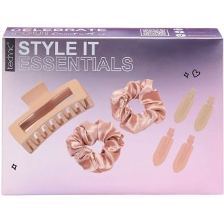 7pcs Technic Hair Accessory Gift Set with Clamp, Scrunchie & CLips