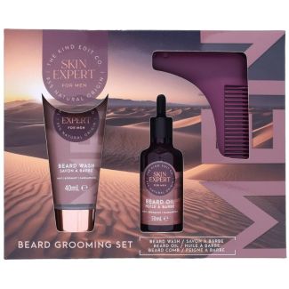 The Kind Edit Co. Skin For Men Expert Beard Grooming Gift Set