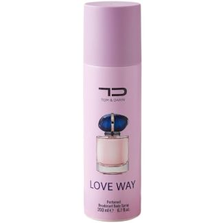 Tom & Darin Ladies Perfumed Body Spray 200ml - Love Way 