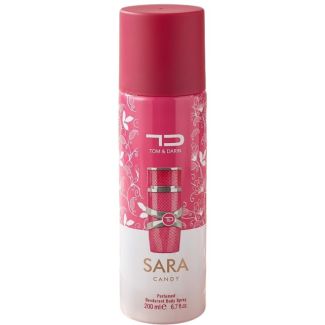Tom & Darin Ladies Perfumed Body Spray 200ml - Sara Candy 