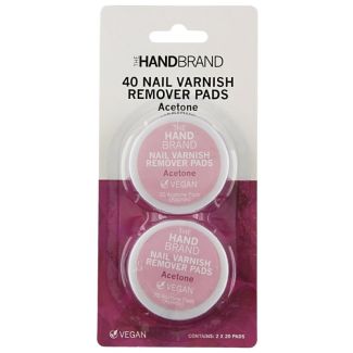 Wholesale The Hand Brand Nail Varnish Remover Pads- Acetone 