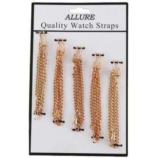 Rose Gold Pocket Watch Chain - Metal Strap - 5mm