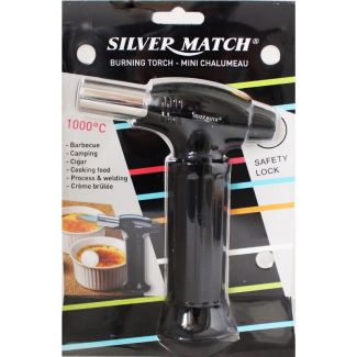 PROF Silver Match Burning Torch- Mini Chalumeau 
