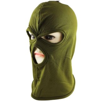 Thin 3 Holes Balaclava - Army Green 