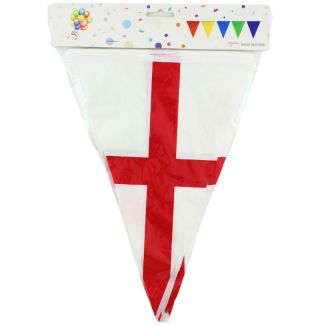 St. George's Triangular Plastic Bunting  - 10m