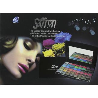 Wholesale Saffron 48 Colour Cream Eyeshadows