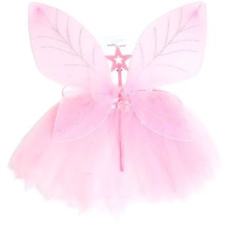Pink Butterfly Wings, Wand & Tutu Dressing Up Set