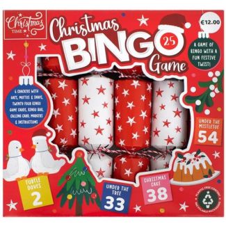 Christmas Bingo Game Crackers – (6 Pack)
