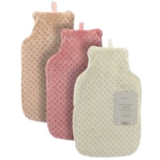 Popcorn Plush Hot Water Bottle — Assorted Colours