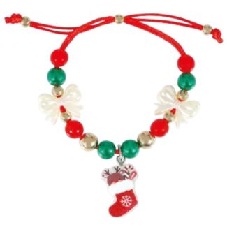 Christmas Bracelet with Festive Stocking
