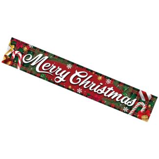 Merry Christmas Fabric Banner
