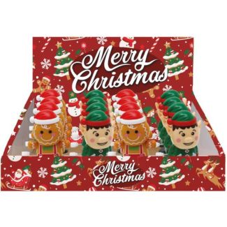 Wind-Up Christmas Toys (7cm) — Assorted