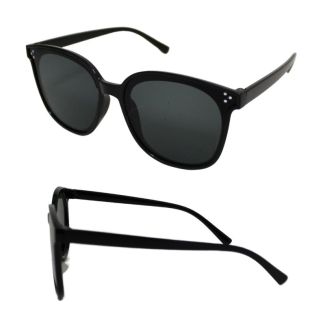Ladies Cat's Eyes With 3 Dots Design Sunglasses 