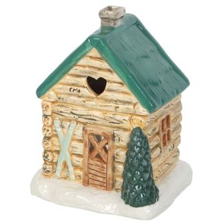 Alpine Ski Chalet Ceramic Oil Burner