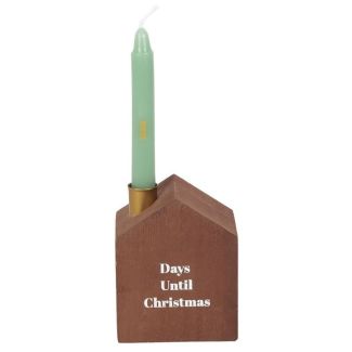 Mini Advent Candles with Holder - Set of 24