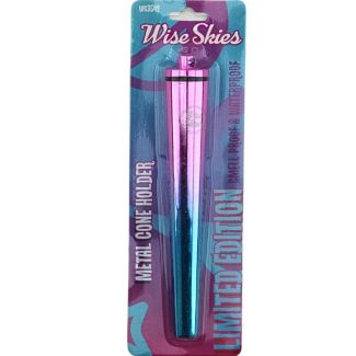 Wise Skies Gradient Metal Cone Holder - Pink and Blue