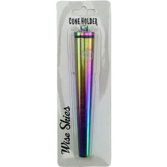 Wise Skies Metal Cone Holder - Rainbow