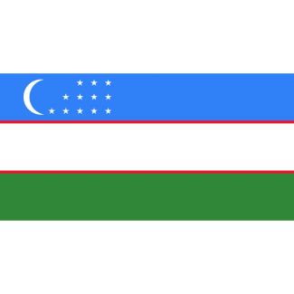 Uzbekistan Flag 5ft x 3ft