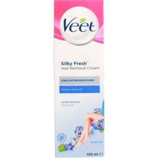 Veet Hair Removal Cream For Sensitive Skin (100ml) - Silky Fresh