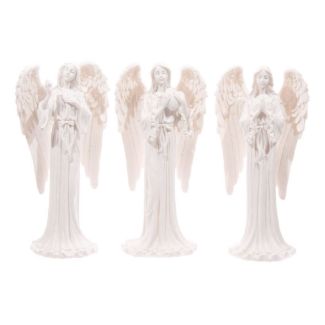 White Standing Angel Figurine 20cm (Assorted)
