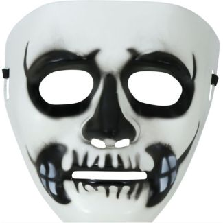 White PVC Skeleton Mask