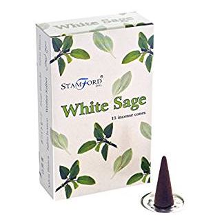 Wholesale Stamford Incense Cones - White Sage