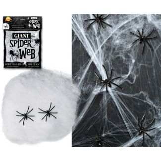 White Spider Web Halloween Decoration Bag – 20g