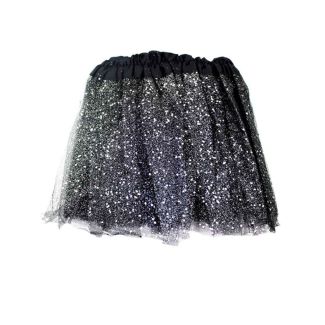 Wholesale Children's Black Glitter Tutu Skirt