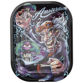 Wholesale G-Rollz Mini Metal R-Tray - Amsterdam  (18 x 14 cm)