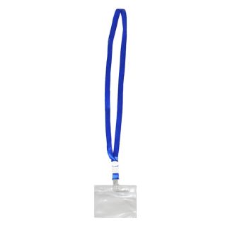 Wholesale ID Wallet With Lanyard - Blue